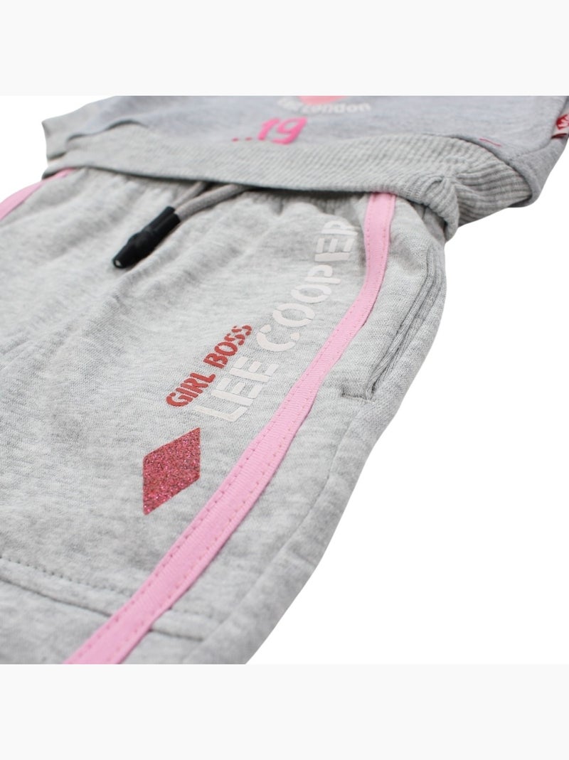 Lee Cooper - Ensemble Sweat et pantalon de Jogging bébé Gris - Kiabi