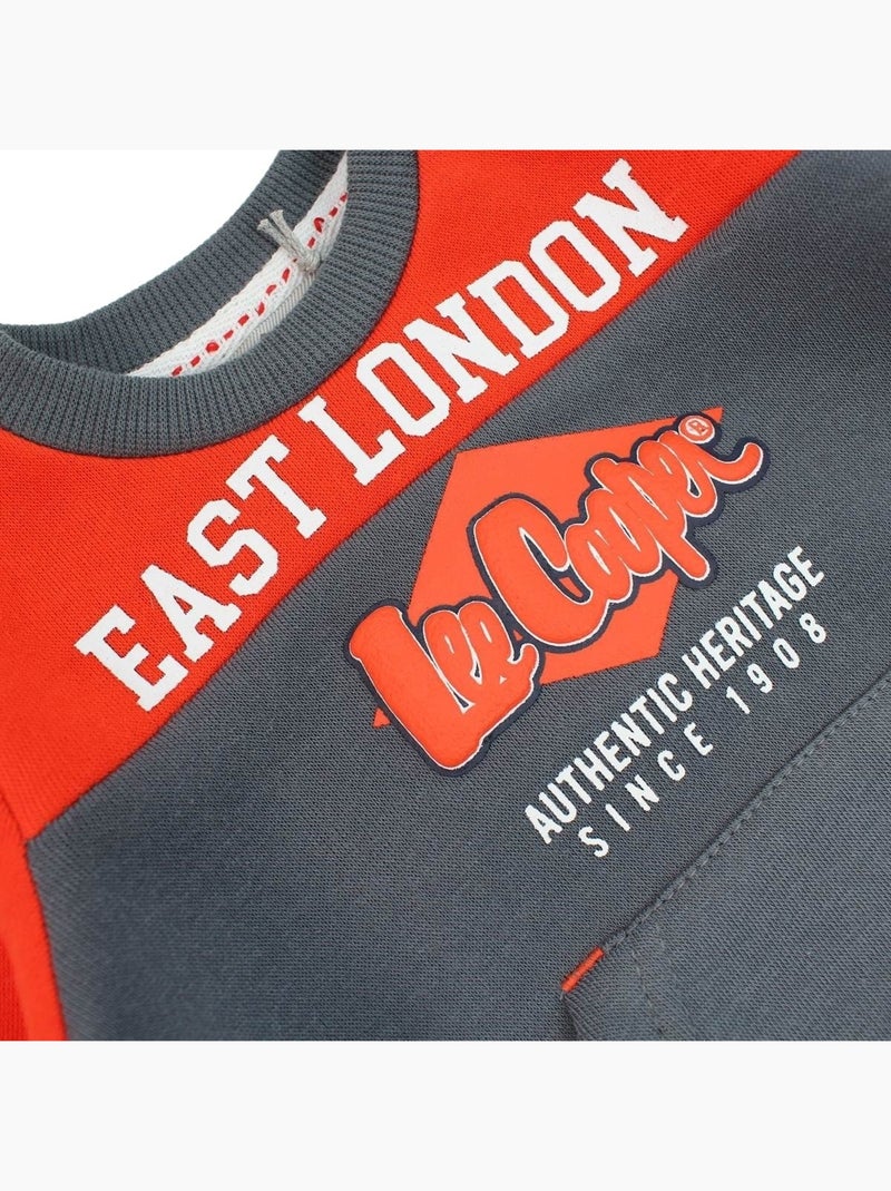 Lee Cooper - Ensemble Sweat et pantalon de jogging bébé Gris foncé - Kiabi