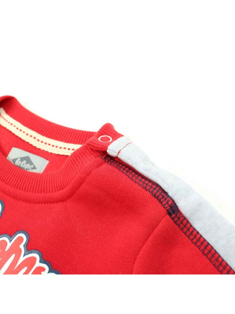 Lee Cooper - Ensemble Sweat et pantalon de Jogging bébé Lee Cooper Rouge - Kiabi