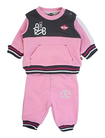 Lee Cooper - Ensemble ​​Sweat pantalon bébé fille Imprimé Lee Cooper