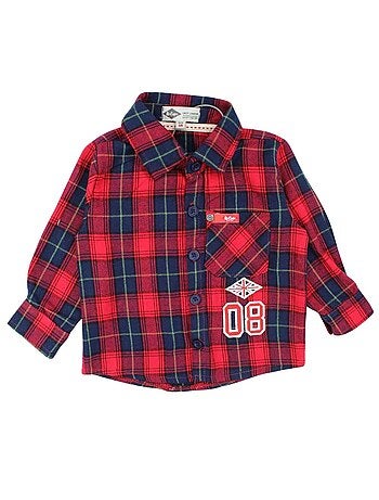 Lee Cooper - Ensemble T-shirt avec Chemise et Pantalon bébé