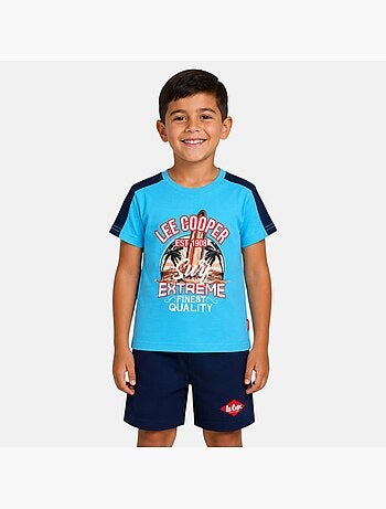 Lee Cooper - Ensemble t-shirt avec motif et short Garçon