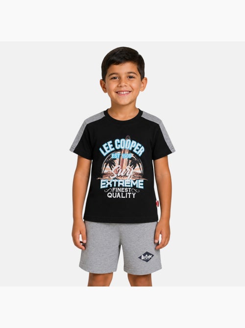 Lee Cooper - Ensemble t-shirt avec motif et short Garçon - Kiabi Lee Cooper - Ensemble t-shirt avec motif et short Garçon - Kiabi