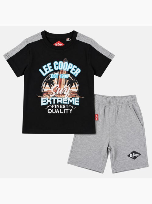 Lee Cooper - Ensemble t-shirt avec motif et short Garçon - Kiabi Lee Cooper - Ensemble t-shirt avec motif et short Garçon - Kiabi