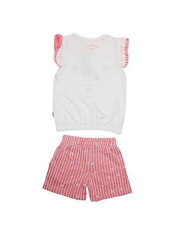 Lee cooper - ensemble t-shirt avec motifs et short assorti