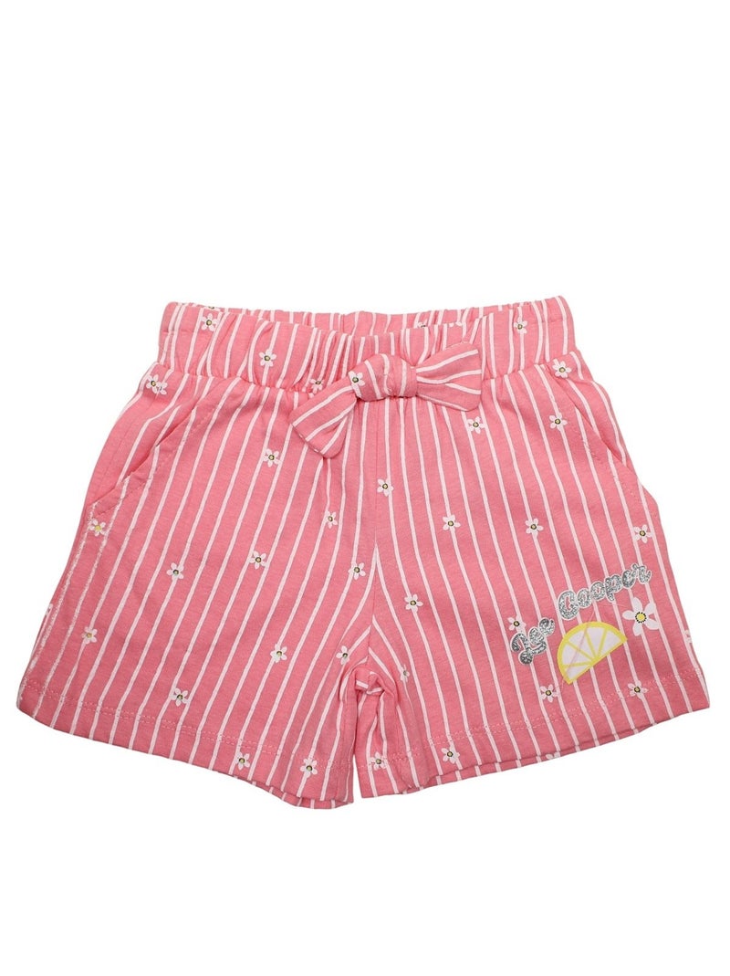 Lee cooper - ensemble t-shirt avec motifs et short assorti Rose - Kiabi
