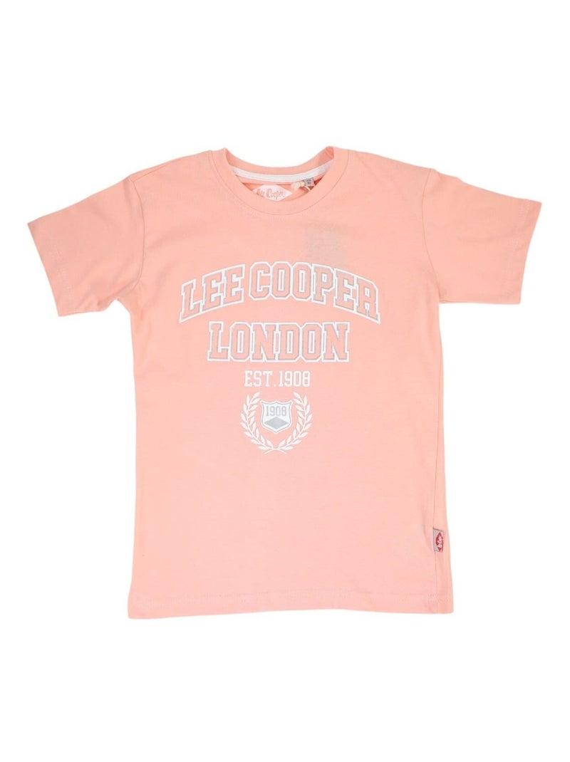 Lee Cooper - Ensemble T-shirt et Legging Lee Cooper Rose - Kiabi