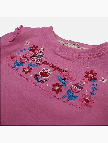 Lee Cooper - Ensemble T-shirt et pantalon avec la veste à capuche bébé fille