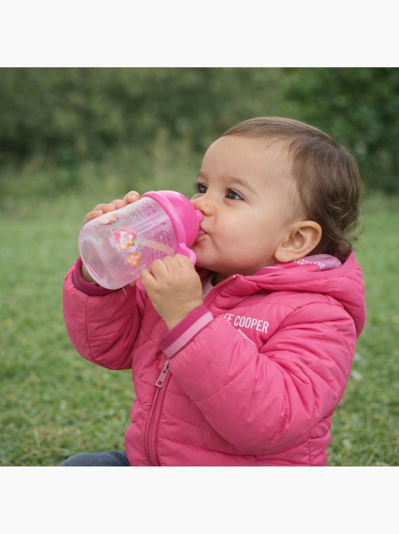 Lee Cooper - Ensemble T-shirt et pantalon avec la veste à capuche bébé fille Rose fushia - Kiabi
