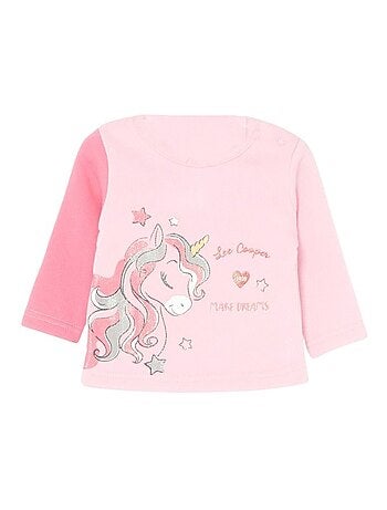 Lee Cooper - Ensemble T-shirt et pantalon avec la veste à capuche bébé Lee Cooper