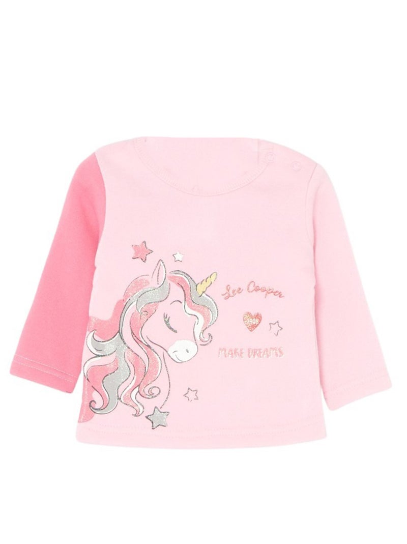 Lee Cooper - Ensemble T-shirt et pantalon avec la veste à capuche bébé Rose - Kiabi