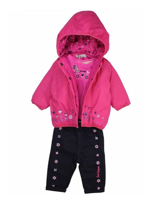 Lee Cooper - Ensemble T-shirt et pantalon avec la veste à capuche bebe - Kiabi
