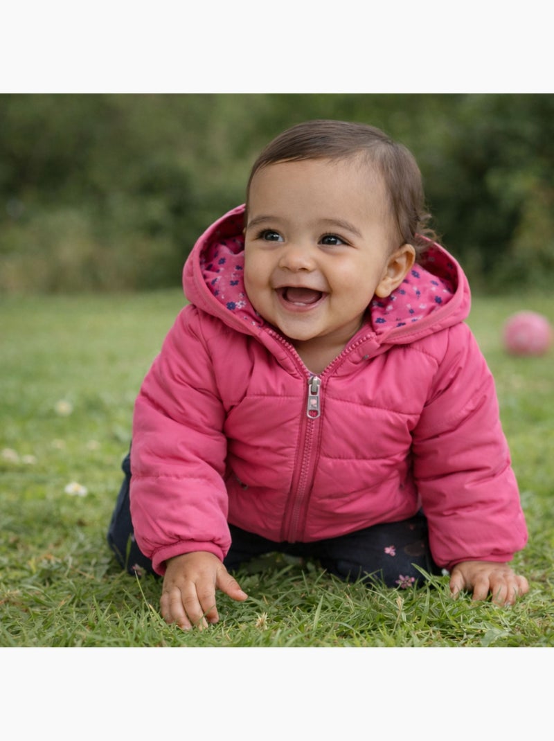 Lee Cooper - Ensemble T-shirt et pantalon avec la veste à capuche bebe Rose fushia - Kiabi