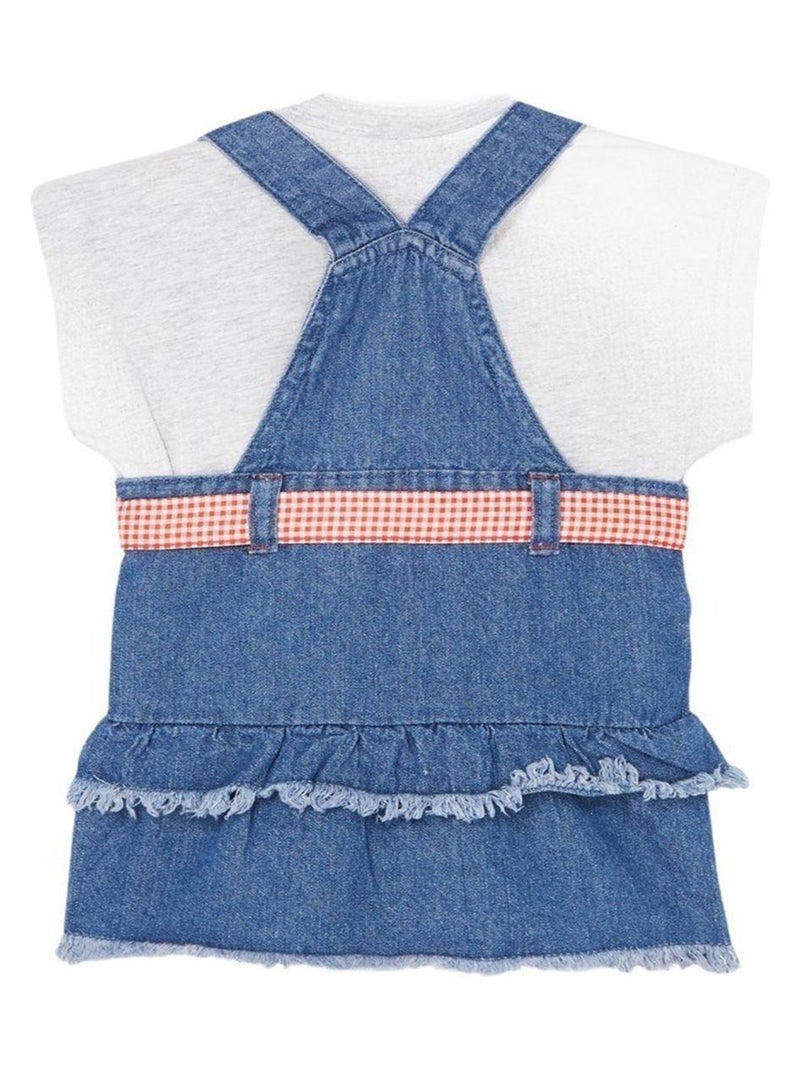 Lee Cooper - Ensemble T-shirt et salopette bébé Lee Cooper Bleu marine - Kiabi