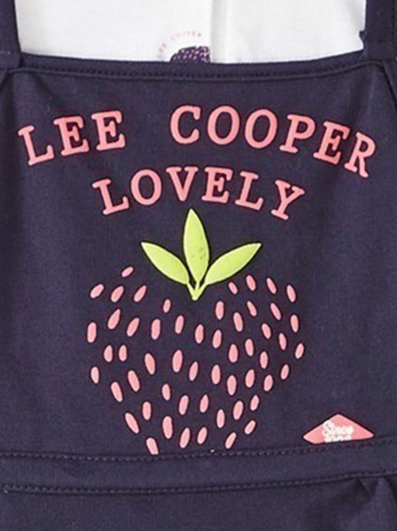 Lee Cooper - Ensemble T-shirt et salopette bébé Lee Cooper Bleu marine - Kiabi