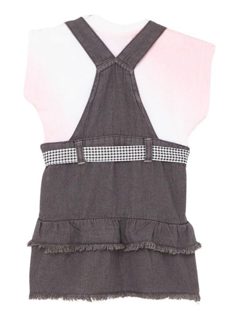 Lee Cooper - Ensemble T-shirt et salopette  bébé Lee Cooper Noir - Kiabi