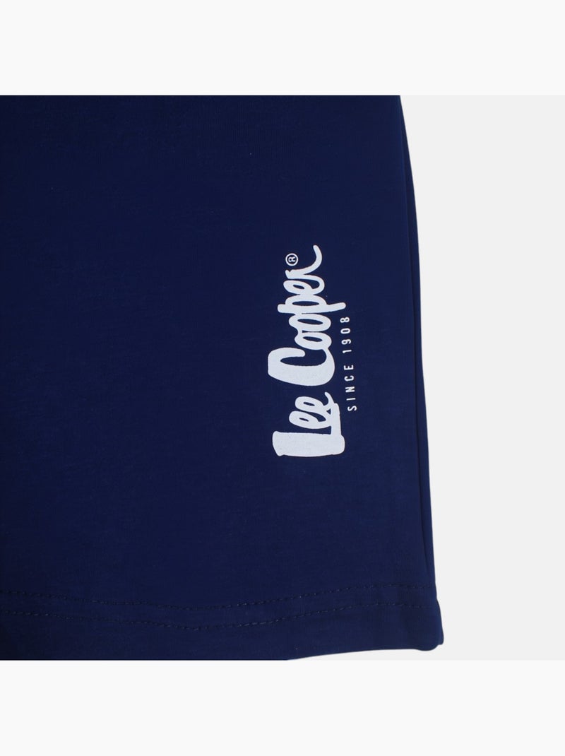 Lee cooper - ensemble t-shirt et short assorti Bleu marine - Kiabi