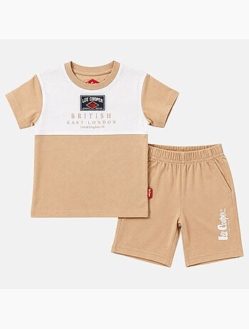 Lee Cooper - Ensemble t-shirt et short assorti Garçon