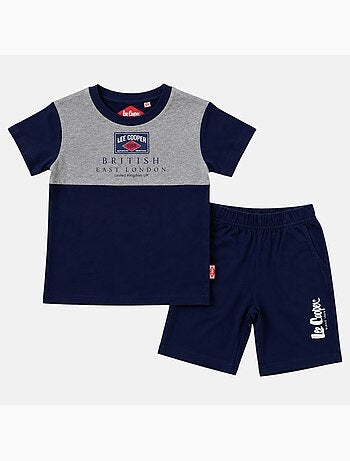 Lee Cooper - Ensemble t-shirt et short assorti Garçon