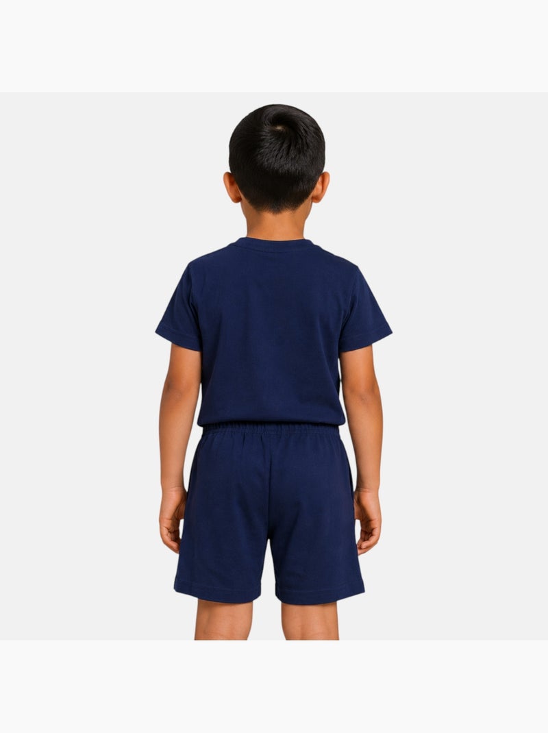 Lee Cooper - Ensemble t-shirt et short assorti Garçon Bleu marine - Kiabi
