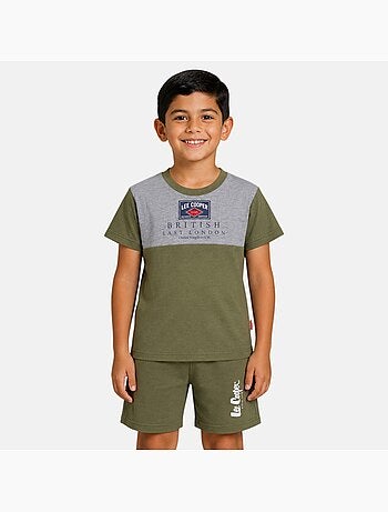 Lee Cooper - Ensemble t-shirt et short assorti Garçon