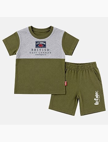 Lee Cooper - Ensemble t-shirt et short assorti Garçon