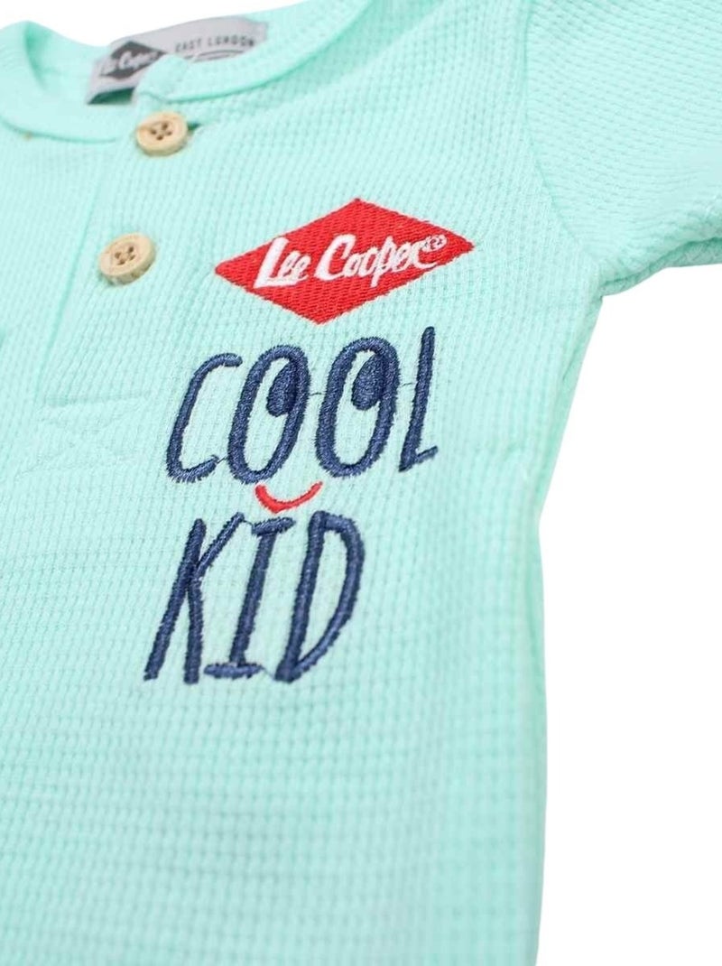 Lee Cooper - Ensemble T-shirt et Short avec Bonnet bébé Lee Cooper Gris - Kiabi