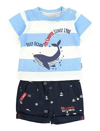 Lee Cooper - Ensemble T-shirt et Short bébé Lee Cooper