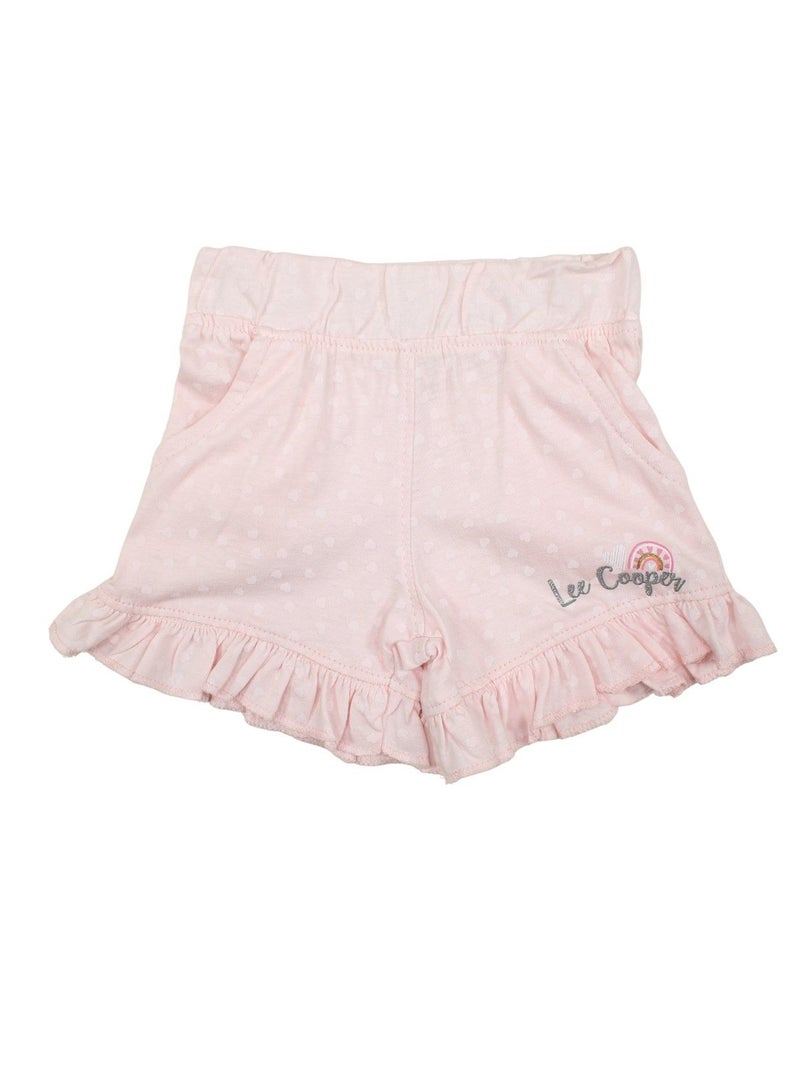 Lee Cooper - Ensemble T-shirt et Short bébé Lee Cooper Rose - Kiabi