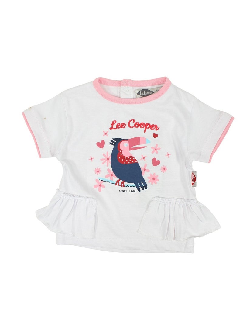 Lee Cooper - Ensemble T-shirt et Short bébé Lee Cooper Rose - Kiabi