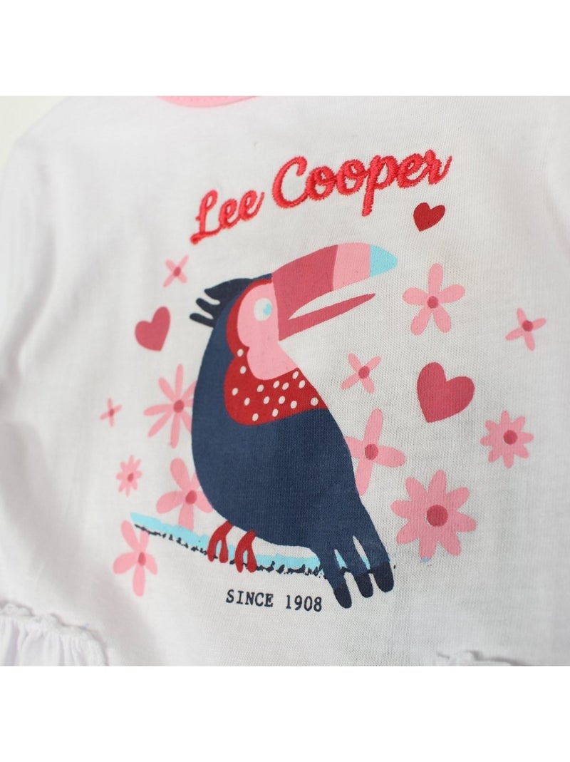 Lee Cooper - Ensemble T-shirt et Short bébé Lee Cooper Rose - Kiabi
