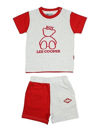 Lee Cooper - Ensemble T-shirt et Short bébé Lee Cooper