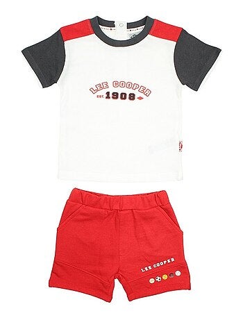Lee Cooper - Ensemble T-shirt et Short bébé Lee Cooper