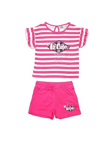 Lee Cooper - Ensemble T-shirt et Short bébé