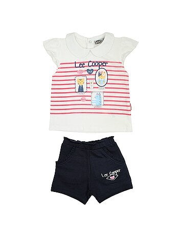Lee Cooper - Ensemble T-shirt et Short bébé