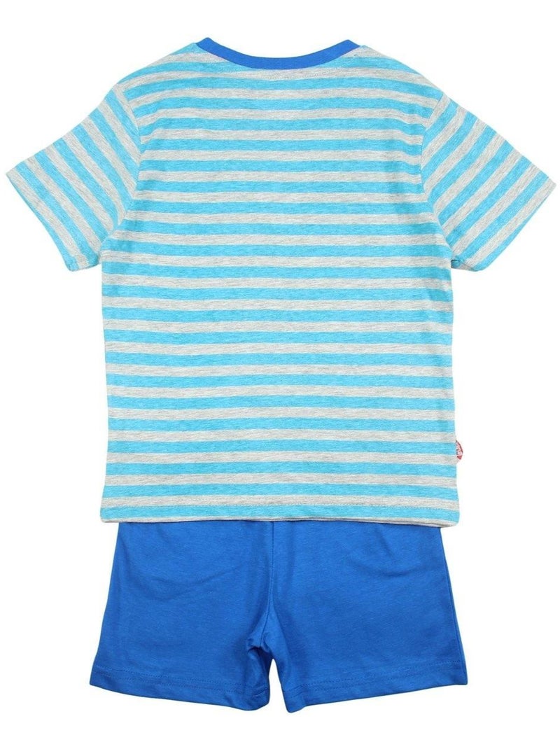 Lee Cooper - Ensemble T-shirt et Short Lee Cooper Bleu - Kiabi