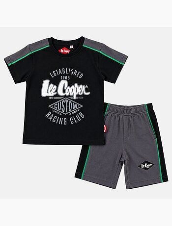 Lee cooper - ensemble t-shirt imprimé et short assorti