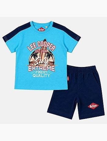 Lee cooper - ensemble t-shirt imprimé et short