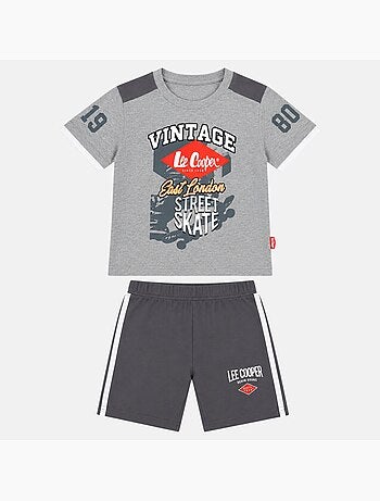 Lee cooper - ensemble t-shirt imprimé et short