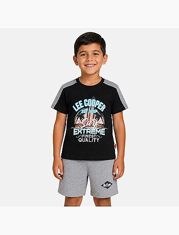 Lee cooper - ensemble t-shirt imprimé et short