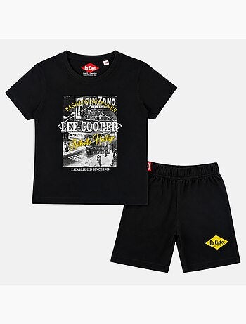 Lee cooper - ensemble t-shirt imprimé et short