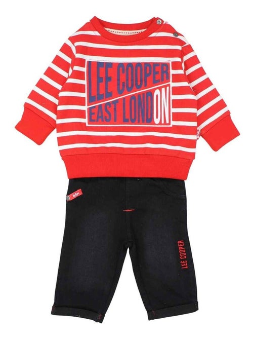 Lee Cooper - Ensemble ​​T-shirt jeans Imprimé Logo - Kiabi