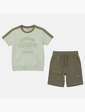 Lee Cooper - Ensemble t-shirt manches courtes et short garçon