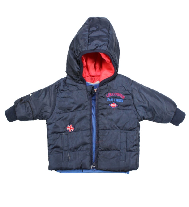 Lee Cooper - Ensemble T-shirt manches longues avec manteau et Pantalon  bébé Bleu marine - Kiabi