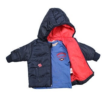 Lee Cooper - Ensemble T-shirt manches longues avec manteau et Pantalon bébé Lee Cooper