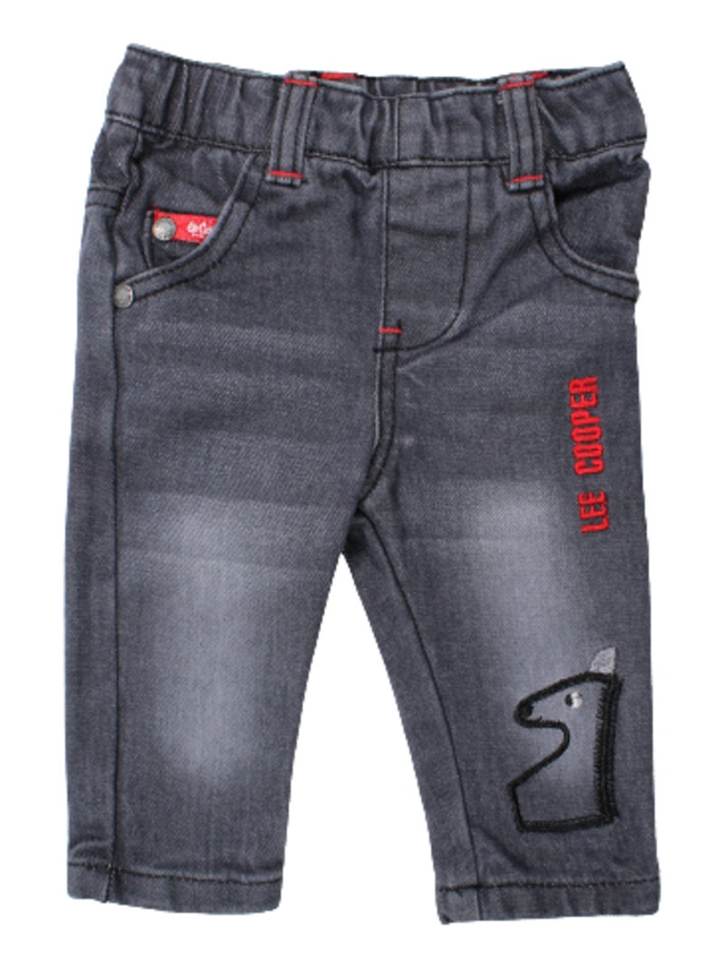 Lee Cooper - Ensemble T-shirt manches longues avec manteau et Pantalon  bébé Lee Cooper Gris - Kiabi