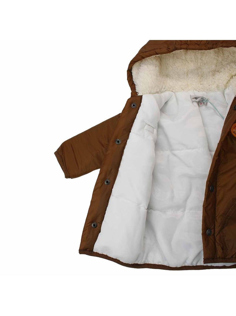 Lee Cooper - Ensemble T-shirt manches longues avec manteau et Pantalon  bébé Lee Cooper Marron - Kiabi