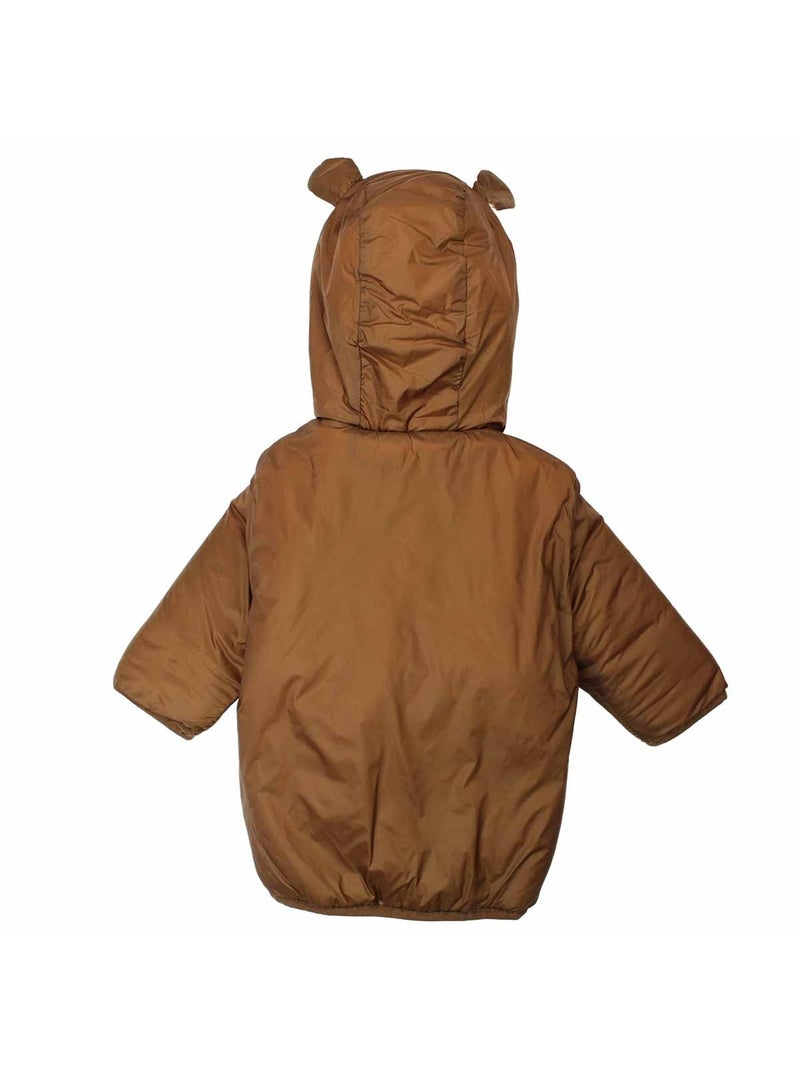 Lee Cooper - Ensemble T-shirt manches longues avec manteau et Pantalon  bébé Lee Cooper Marron - Kiabi