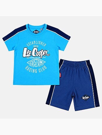 Lee Cooper - Ensemble t-shirt motif et short assorti Garçon