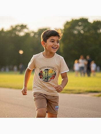 Lee Cooper - Ensemble t-shirt motif et short Garçon